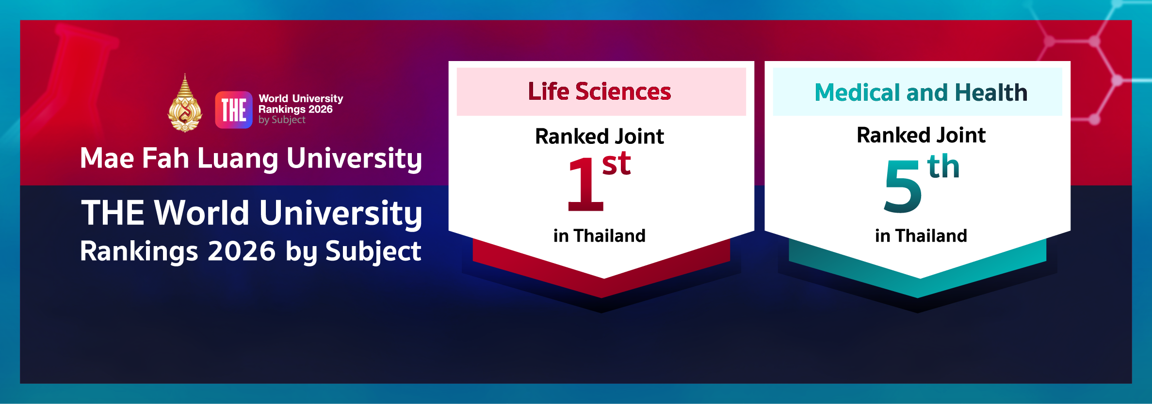 THE World University Rankings by Subject 2026